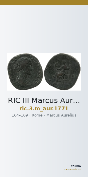 RIC III Marcus Aurelius 1771 — CANOA