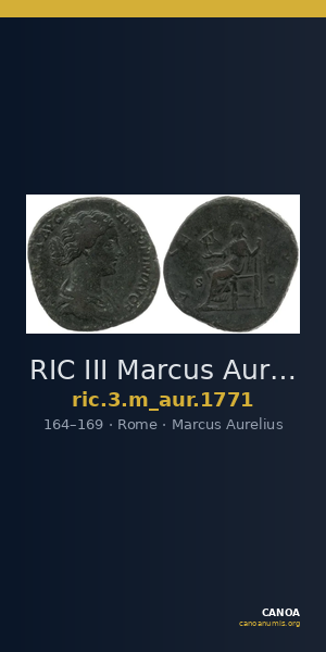 RIC III Marcus Aurelius 1771 — CANOA