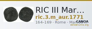 RIC III Marcus Aurelius 1771 — CANOA