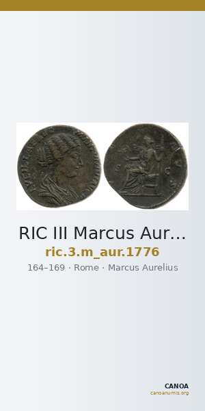 RIC III Marcus Aurelius 1776 — CANOA
