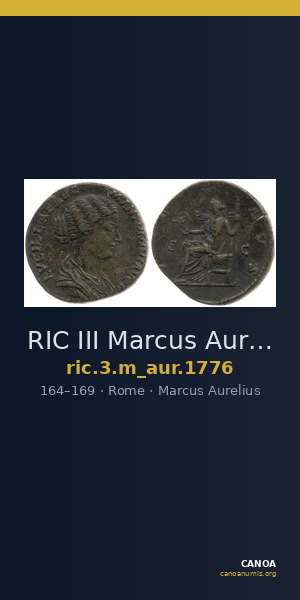 RIC III Marcus Aurelius 1776 — CANOA