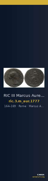 RIC III Marcus Aurelius 1777 — CANOA