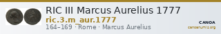 RIC III Marcus Aurelius 1777 — CANOA