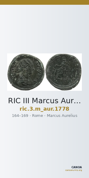 RIC III Marcus Aurelius 1778 — CANOA