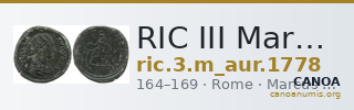RIC III Marcus Aurelius 1778 — CANOA