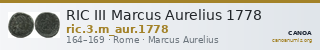 RIC III Marcus Aurelius 1778 — CANOA