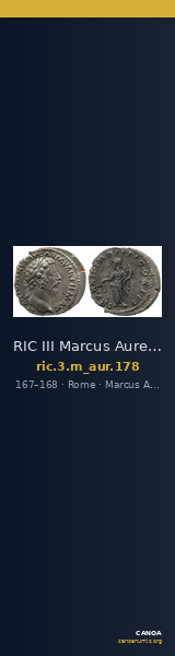 RIC III Marcus Aurelius 178 — CANOA