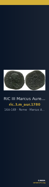 RIC III Marcus Aurelius 1780 — CANOA