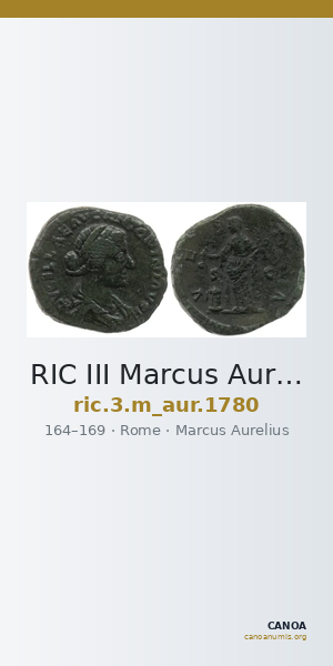 RIC III Marcus Aurelius 1780 — CANOA