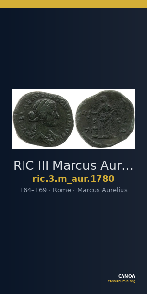 RIC III Marcus Aurelius 1780 — CANOA