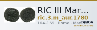 RIC III Marcus Aurelius 1780 — CANOA