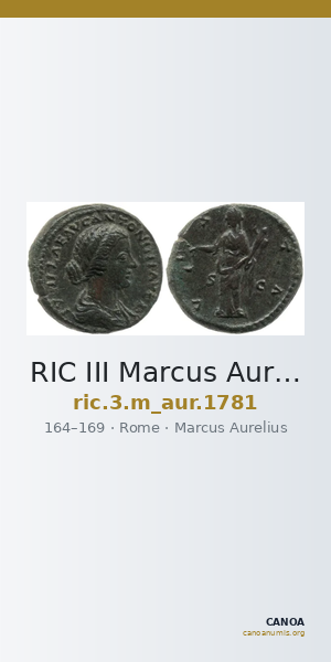RIC III Marcus Aurelius 1781 — CANOA
