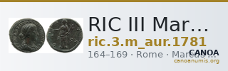 RIC III Marcus Aurelius 1781 — CANOA