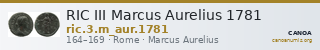 RIC III Marcus Aurelius 1781 — CANOA