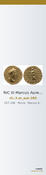 RIC III Marcus Aurelius 180 — CANOA