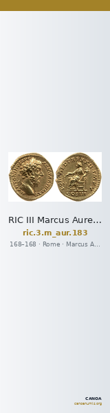 RIC III Marcus Aurelius 183 — CANOA