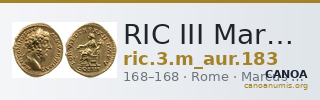 RIC III Marcus Aurelius 183 — CANOA