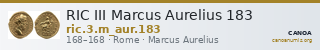 RIC III Marcus Aurelius 183 — CANOA