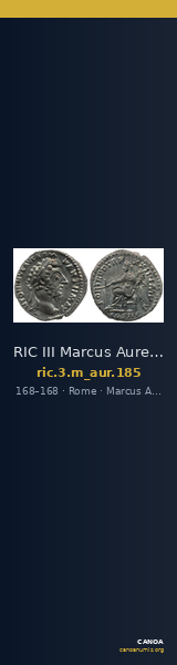 RIC III Marcus Aurelius 185 — CANOA