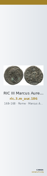RIC III Marcus Aurelius 186 — CANOA
