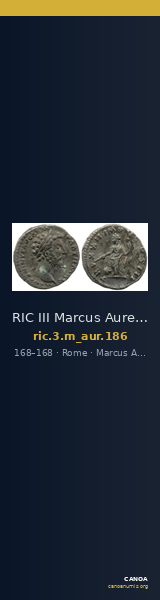 RIC III Marcus Aurelius 186 — CANOA