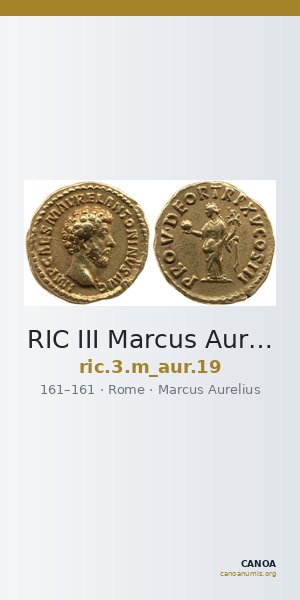 RIC III Marcus Aurelius 19 — CANOA