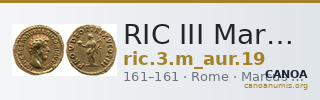RIC III Marcus Aurelius 19 — CANOA