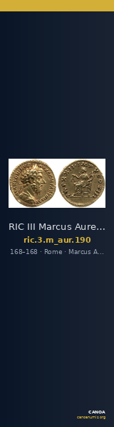 RIC III Marcus Aurelius 190 — CANOA