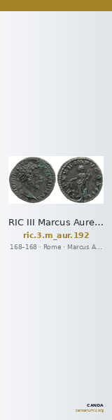 RIC III Marcus Aurelius 192 — CANOA
