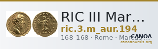 RIC III Marcus Aurelius 194 — CANOA