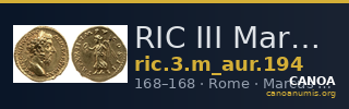 RIC III Marcus Aurelius 194 — CANOA