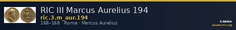 RIC III Marcus Aurelius 194 — CANOA
