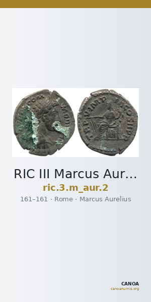 RIC III Marcus Aurelius 2 — CANOA