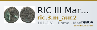 RIC III Marcus Aurelius 2 — CANOA