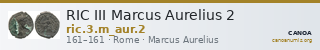 RIC III Marcus Aurelius 2 — CANOA