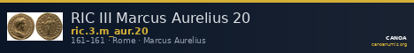 RIC III Marcus Aurelius 20 — CANOA
