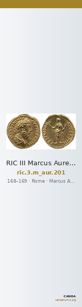 RIC III Marcus Aurelius 201 — CANOA