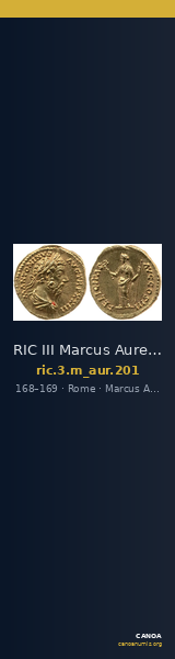 RIC III Marcus Aurelius 201 — CANOA