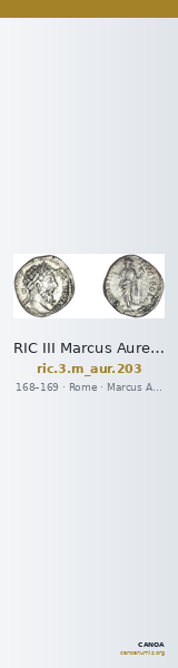 RIC III Marcus Aurelius 203 — CANOA