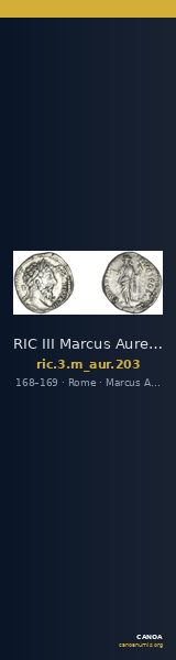 RIC III Marcus Aurelius 203 — CANOA