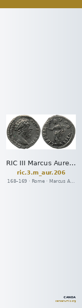 RIC III Marcus Aurelius 206 — CANOA