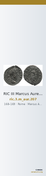 RIC III Marcus Aurelius 207 — CANOA