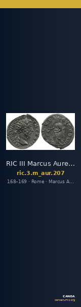 RIC III Marcus Aurelius 207 — CANOA