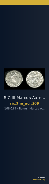RIC III Marcus Aurelius 209 — CANOA