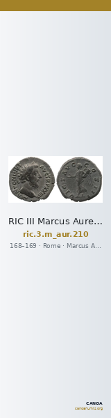 RIC III Marcus Aurelius 210 — CANOA