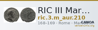 RIC III Marcus Aurelius 210 — CANOA