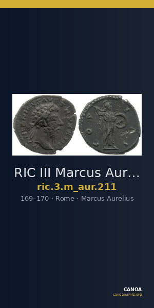 RIC III Marcus Aurelius 211 — CANOA