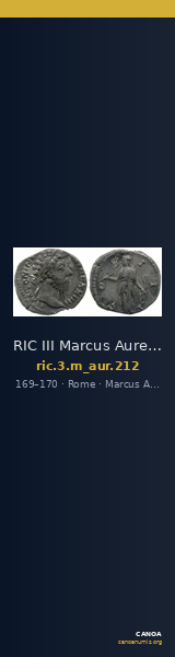 RIC III Marcus Aurelius 212 — CANOA