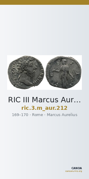 RIC III Marcus Aurelius 212 — CANOA