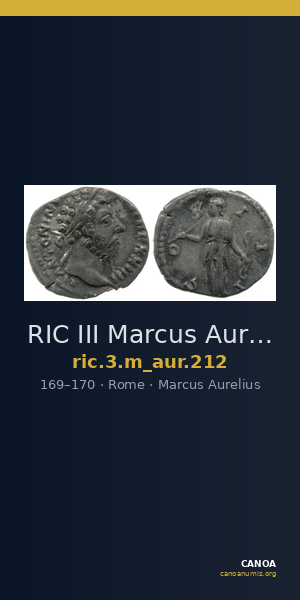 RIC III Marcus Aurelius 212 — CANOA